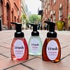 Trio of winter scented hand soaps